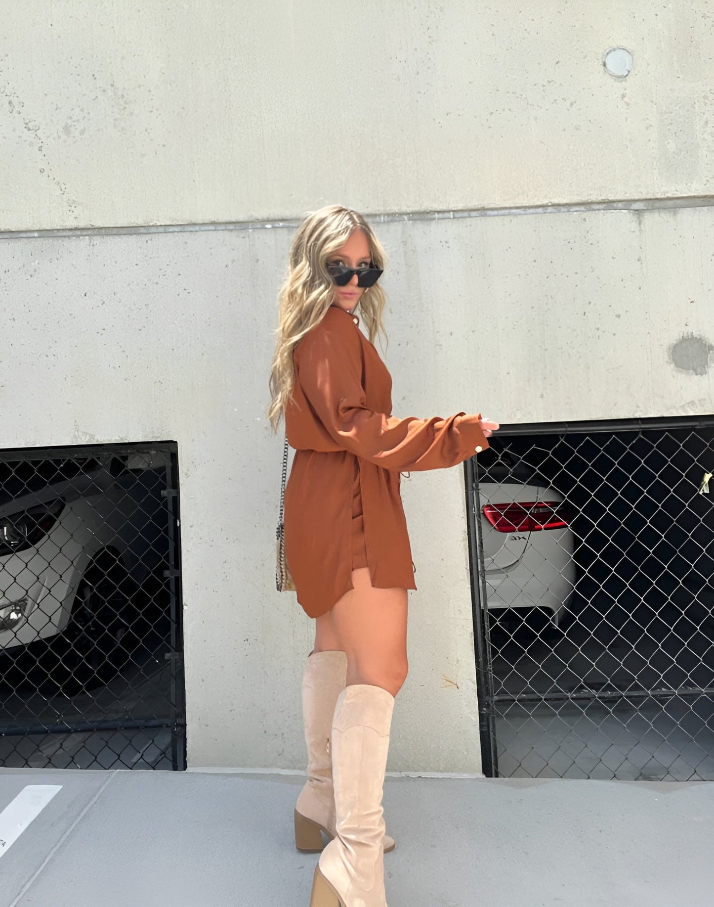 CAMILLE | Combishort en Satinato Tendance et Élégant