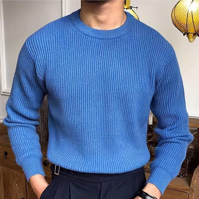 ASTON | Pull Classique et Élégant en Maille Douce pour Homme - LadiVania Paris