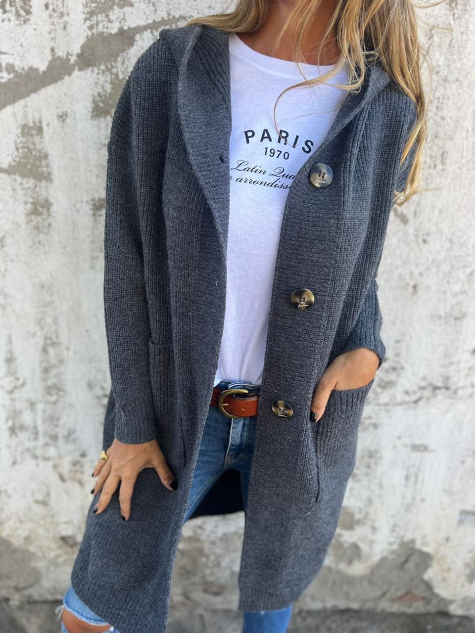 Frida | Cardigan Long et Confortable