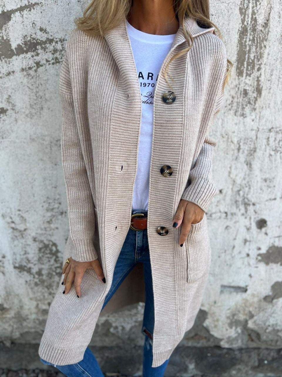 Frida | Cardigan Long et Confortable
