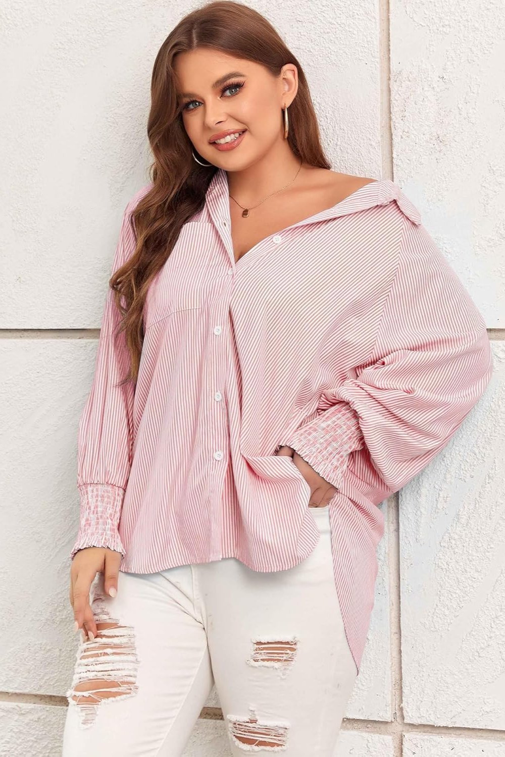 Olivia | Chemise Oversize Élégante et Tendance - LadiVania Paris