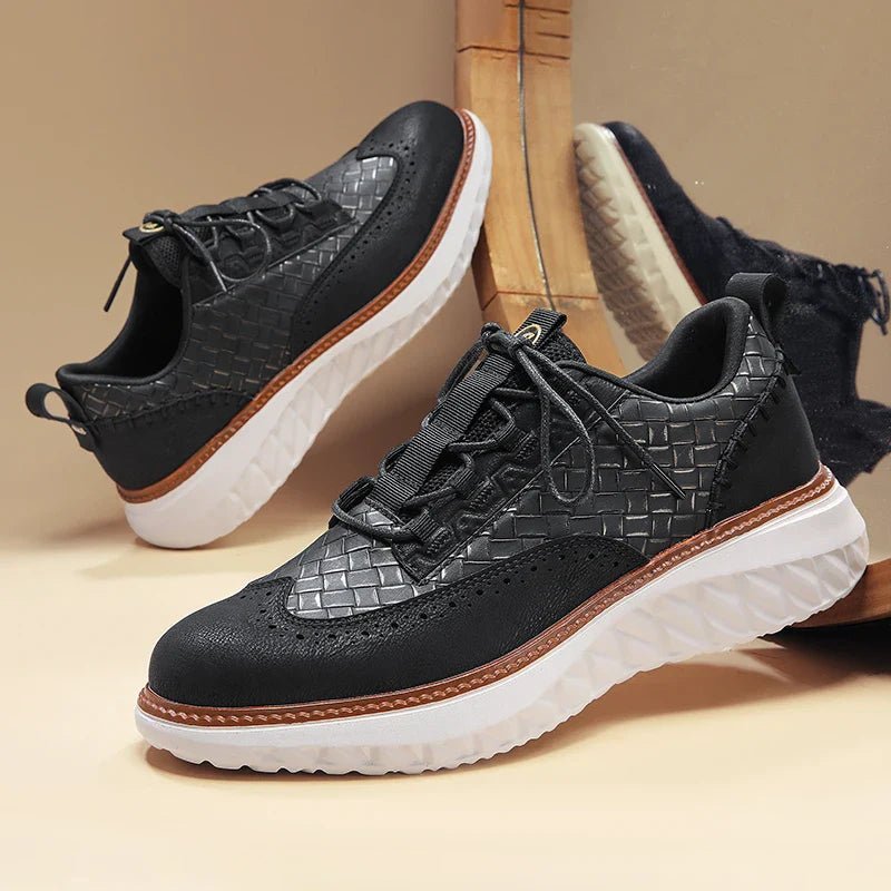 OXFORD | Sneakers en Cuir Élégantes et Confortables - LadiVania Paris