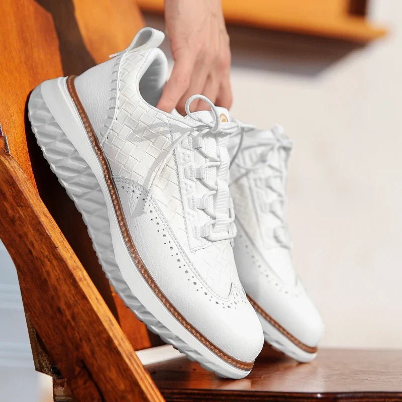 OXFORD | Sneakers en Cuir Élégantes et Confortables - LadiVania Paris