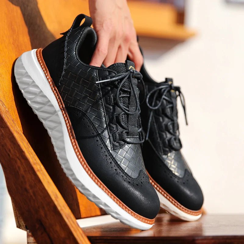 OXFORD | Sneakers en Cuir Élégantes et Confortables - LadiVania Paris