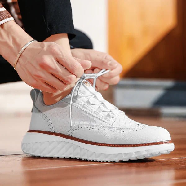 OXFORD | Sneakers en Cuir Élégantes et Confortables - LadiVania Paris