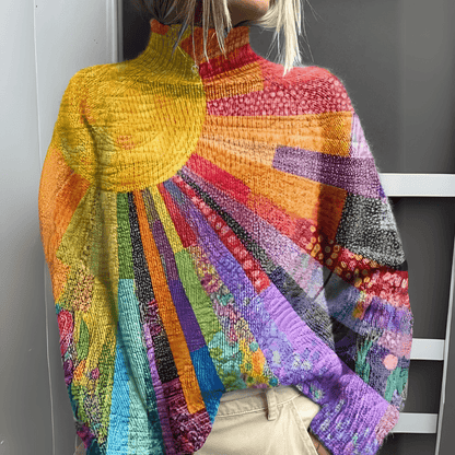 Solène | Pull à col roulé élégant - LadiVania Paris